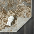 thumbnail image 2 of Luxe Weavers Marble Swirl Collection Gray Abstract Area Rug 8x10, 2 of 9