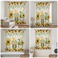 thumbnail image 6 of Spring Gnomes Sheer Curtains 84 Inches Long, Retro Botanical Flowers Leaves Butterfly Light Filering Curtains, Breathable Simi Curtain Privacy Drapes for Living Room Bedroom Window Treatment, 6 of 9