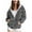 Black, variant on Lightweight Zip Up Hoodie Women Oversized Sweatshirt Striped Printed Long Sleeve Hooded Jacket Plus Size Fall 2025 Hoodies