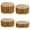 Gold, variant on Ywmsfl Pack of 4 Multifunctional Dessert Display Stands Foldable User Friendly Treats Holders for Cake Shows in Celebration
