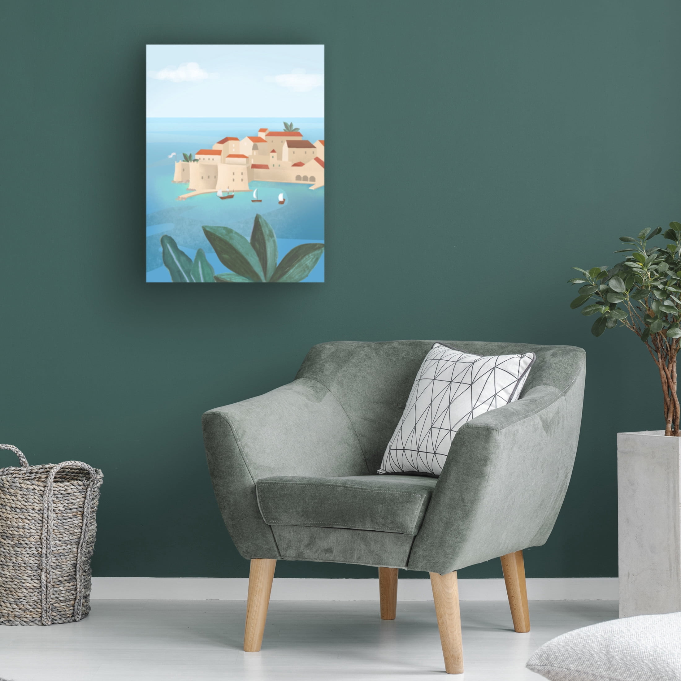 Trademark Fine Art Petra Lizde Dubrovnik City Canvas Wall Art