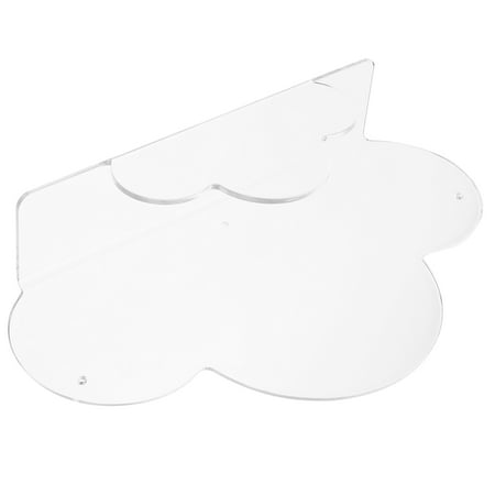 FUEENIRVA Shower Shelf Shower Gel Storage Rack Acrylic 1Set