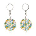 thumbnail image 2 of Naloa Colorful Fruits Print Round Keychain Keychain Key Ring, Key Tag, Key Chain Bulk for Gift Accessories (Round), 2 of 7