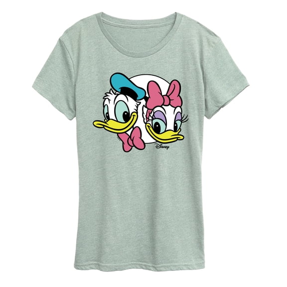 Disney - Donald And Daisy Retro - Women's Short Sleeve Graphic T-Shirt