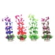 thumbnail image 2 of Decoración de plantas de acuario simulación hermosas plantas artificiales para peceras fácil limpieza 4 piezas de base de cerámica colorida para acuario de oficina ANGGREK Otros, 2 of 8