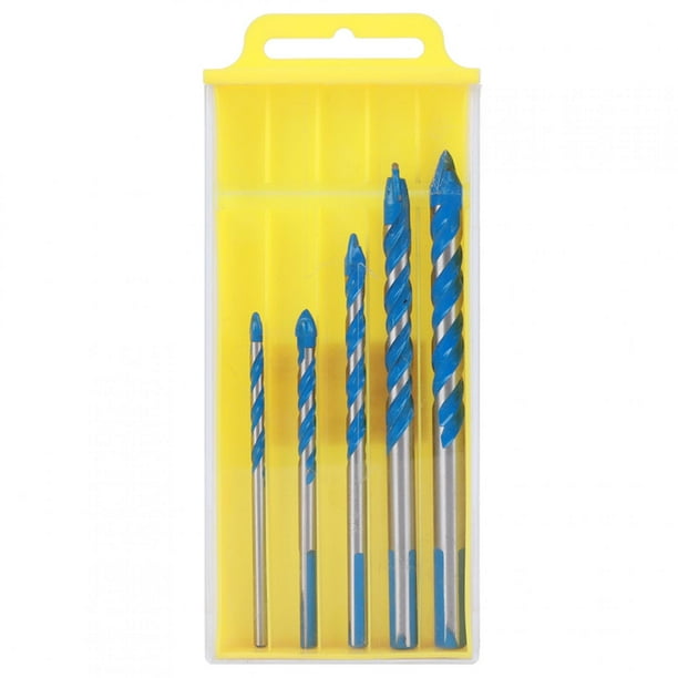 Center Drill, Blue DIY Center Drill, Ceramic Tile Plastic For Glass
