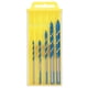 thumbnail image 1 of 5 brocas para azulejos de cerámica, brocas para perforar agujeros en la pared (4 mm, 5 mm, 6 mm, 8 mm y 10 mm), 1 of 14