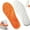 Orange, variant on Massage Insoles for Men Women, 4D Memory Foam Cloud Insoles, Comfortable and Breathable Massage Shoe Inserts with Arch Support, Trim to Fit All Shoe Types(1Pair, Men 9-10/Women 11-12)