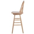 thumbnail image 5 of Winsome Wood Wagner Arrow-back Swivel Seat Bar Stool, Natural Finish, 5 of 7