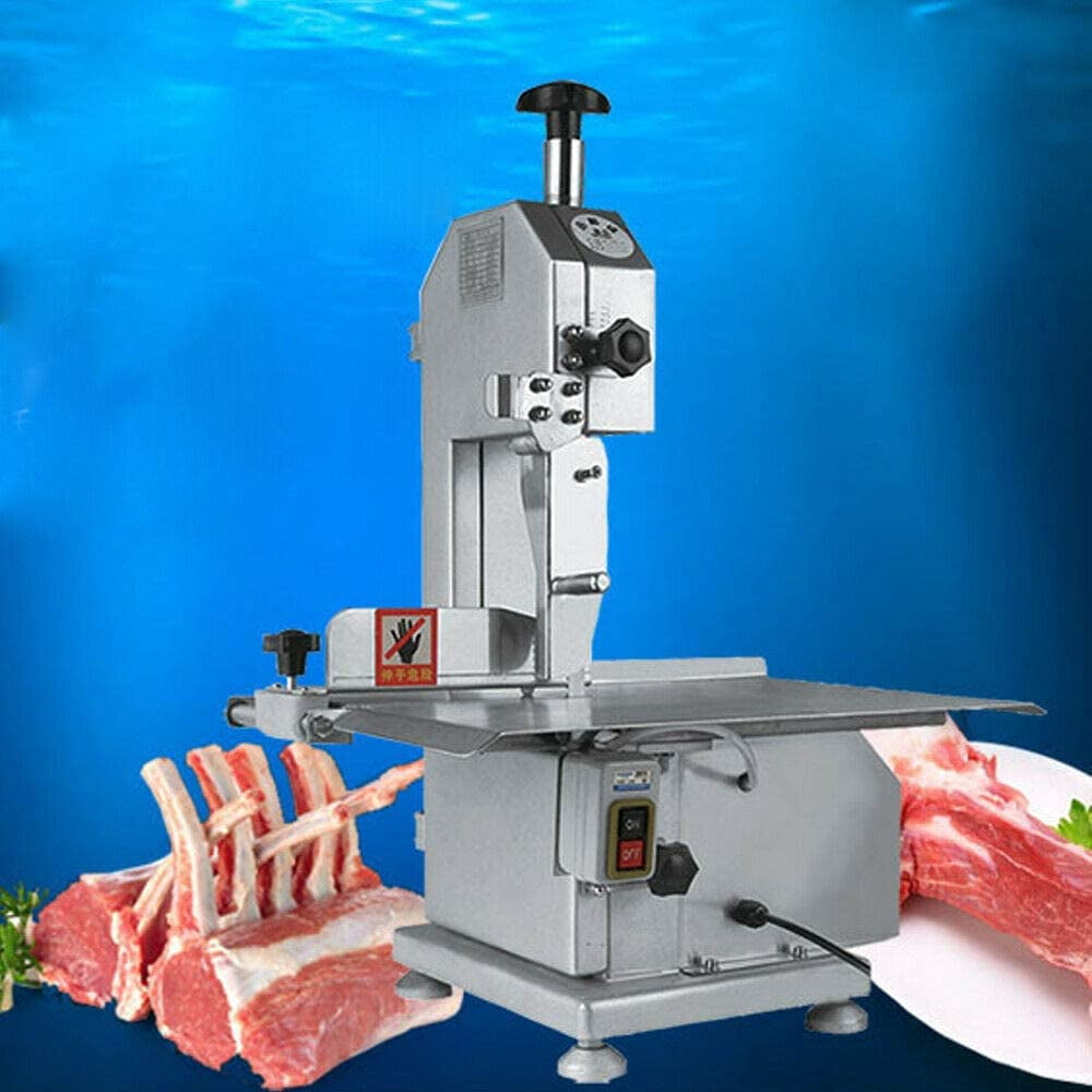 Frozen Meat Bone Saw Cutter Slicer Steak Fish Meat Cutting Machine Equipment New