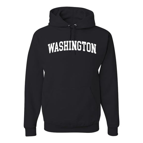 Wild Bobby State of Washington College Style Unisex Hoodie Sweatshirt