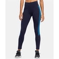 thumbnail image 1 of Adidas Womens High-Rise 3 Stripe Yoga Pants navy XS/25, 1 of 1
