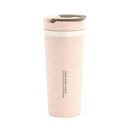 

Yoone 500ml Portable Dual Wall Handle Insulated Leakproof Warm Bottle Mug Coffee Tea Cup