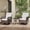 White, variant on Wiilayok 3 Pieces Outdoor Swivel Glider Rocker Bistro Set, PE Wicker Rattan Patio Furniture Set, Rocking Chairs for Porch Deck Backyard, Navy Blue