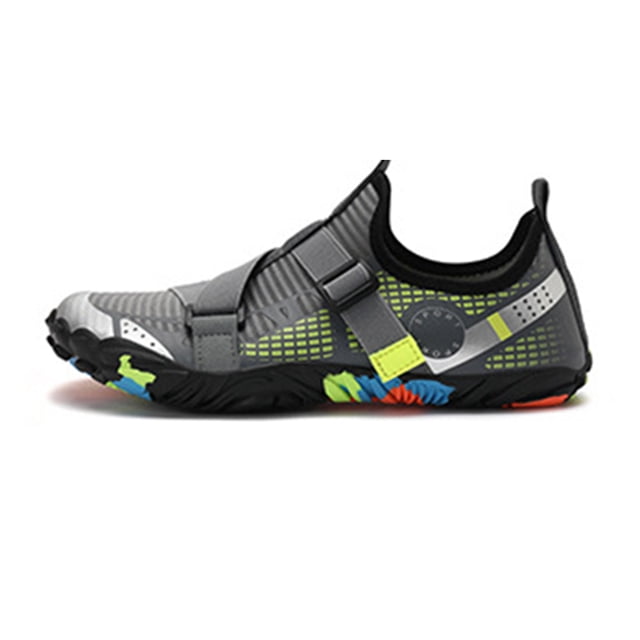 Zapatos Aqua JShteea Zapatillas de buceo transpirables gris 43