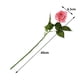 thumbnail image 4 of Flores Artificiales De La Margarita De Rose Del Látex Del Real De 20 Cabezas Para Casarse Rosa, 4 of 9