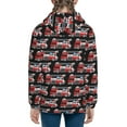 thumbnail image 6 of Pofeuu Fire and Rescue Truck Print Teenage Zipper Hoodie Sweatshirts Hooded Casual Jackets With Pocket For Boys Girls-Medium, 6 of 6