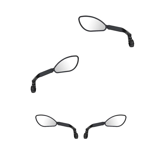 pitrice Bicycles Rear View Mirror HD Wide-Range Adjustable Angles Mirror for All Bikes Electric Cars Motorcycles
