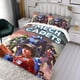 thumbnail image 3 of Cadetes Mech Conjunto de sábanas temático, trío de piezas, cómodo y amigable con la piel, diseño único, regalo de decoración para el hogar para familiares, amigos y fans,173cm *218cm, 3 of 6