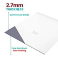 thumbnail image 3 of Commercial Grade Natural Pure Aluminum Cookie Sheet Extra Thick, 3 of 10