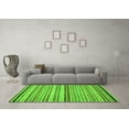 thumbnail image 3 of Ahgly Company Indoor Rectangle Abstract Green Modern Area Rugs, 2' x 5', 3 of 4