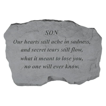 Personalized Sand Dollars - Our Hearts Still Ache Memorial Stone With Personalized Header