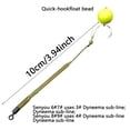 thumbnail image 2 of Ainf Tied Up Rig Short Hook With High Buoyant Floating Size Tackle 5pcs High Steel Hooks, 2 of 6