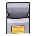 thumbnail image 4 of Battery Soporte para bolsa segura a prueba de explosiones Bolsa protectora de carga para carga y tránsito con cinturón de mano negro, 245x2 CUTICAT Bolsas seguras para baterías Lipo, 4 of 8
