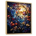 thumbnail image 2 of Designart "Colorful Vibrant Vines III" Abstract Floater Framed Canvas Print, 2 of 7
