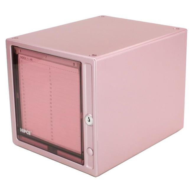 Hipce CDB80 MP One Touch CD & DVD Box, Metallic Pink 80 Capacity