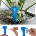 thumbnail image 4 of Kit de riego automático con gotero ajustable, sistema de riego por goteo automático, dispositivo de riego para plantas, color azul, 4 of 7
