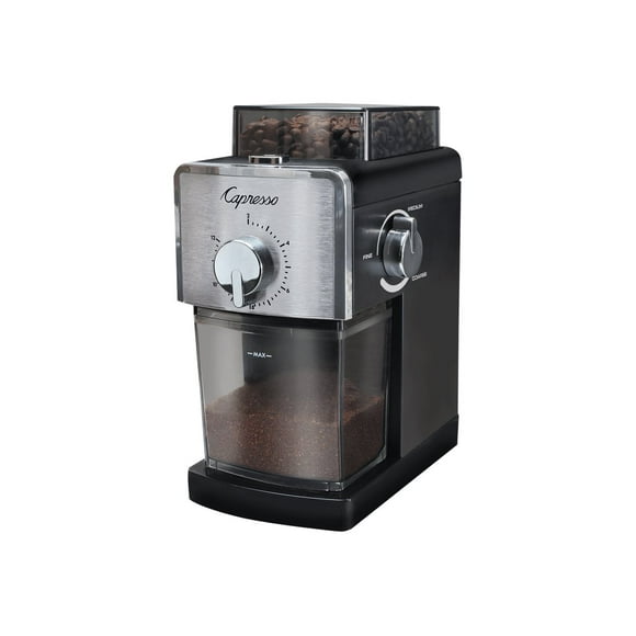 Capresso 591.05 - Coffee grinder - 110 W - black/silver
