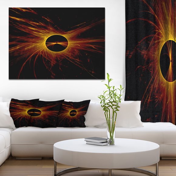 Dark Solar Eclipse on Black