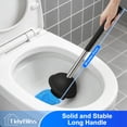 thumbnail image 6 of TidyBliss Toilet Brush and Plunger Set with Hidden Tweezers (Black), 6 of 9