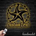 thumbnail image 2 of Handmadetneonsign Starfish Metal Wall Art, Starfish Metal Sign Wall Decor, Starfish Metal Decor, 2 of 5