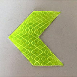 Chihutown 50pcs Visibility Reflective Stickers Arrow Shape, 5 Colors  Reflective Tape, Reflective Decals, Night Visibility Warning Adhesive  Stickers