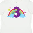 thumbnail image 4 of Inktastic 3rd Birthday Rainbow Number 3 Girls Toddler T-Shirt, 4 of 5