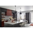 thumbnail image 5 of One Light Medium Pendant In Transitional-Modern-Scandinavian Style 12 Inches Wide By 23 Inches High-Black/Polished Nickel Finish Hinkley Lighting, 5 of 22