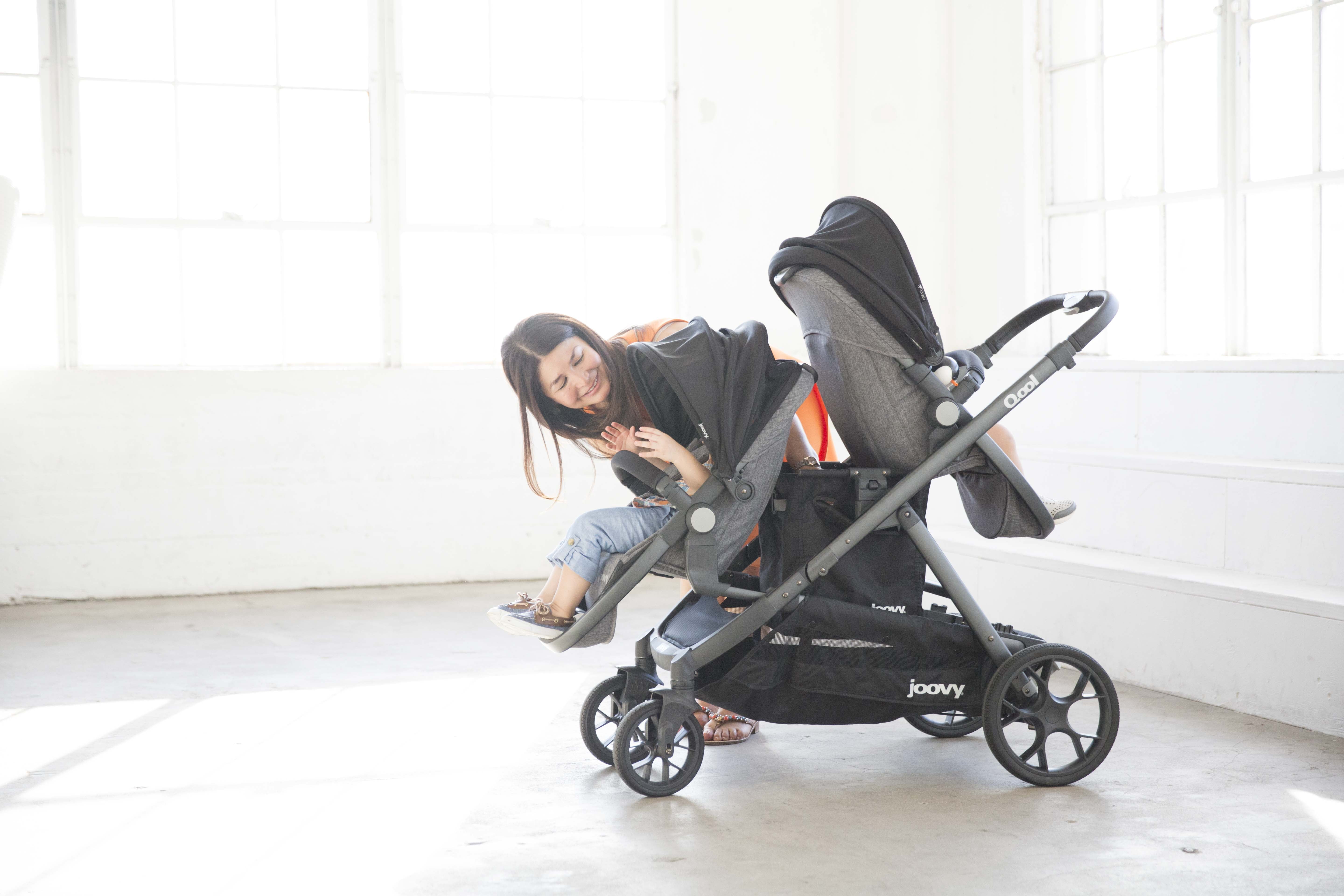 joovy Qool Second Seat - Gray Melange