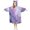 Pink and Blue Marble Texture, variant on Wearable Blanket with Sleeves and Pocket Oversized Hooded Sweatshirt 3-14 YR Pink and Blue Marble Texture S