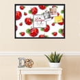 thumbnail image 3 of PinPix 36x24 Custom Cork Bulletin Board Red Apples Poster Board Has a Fabric Style Canvas Finish, Framed in Red Apples, by ArtToFrames (PinPix-1370), 3 of 5