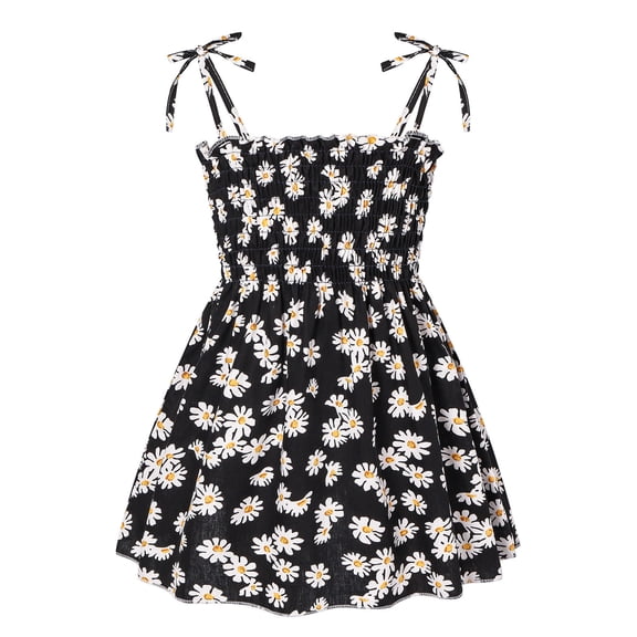 Utlike Girls Dresses Daisy Toddler Dress Floral Kids Clothes Dress Baby Beach Dress&Skirt Girls Holiday Photo Sundress Size 2 Years-3 Years