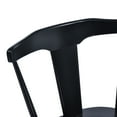 thumbnail image 6 of Duhome Dining Chairs Set of 2 Wood Dining Room Chair Windsor Chair for Kitchen, Farmhouse Chairs Slat Back, Black, 6 of 9