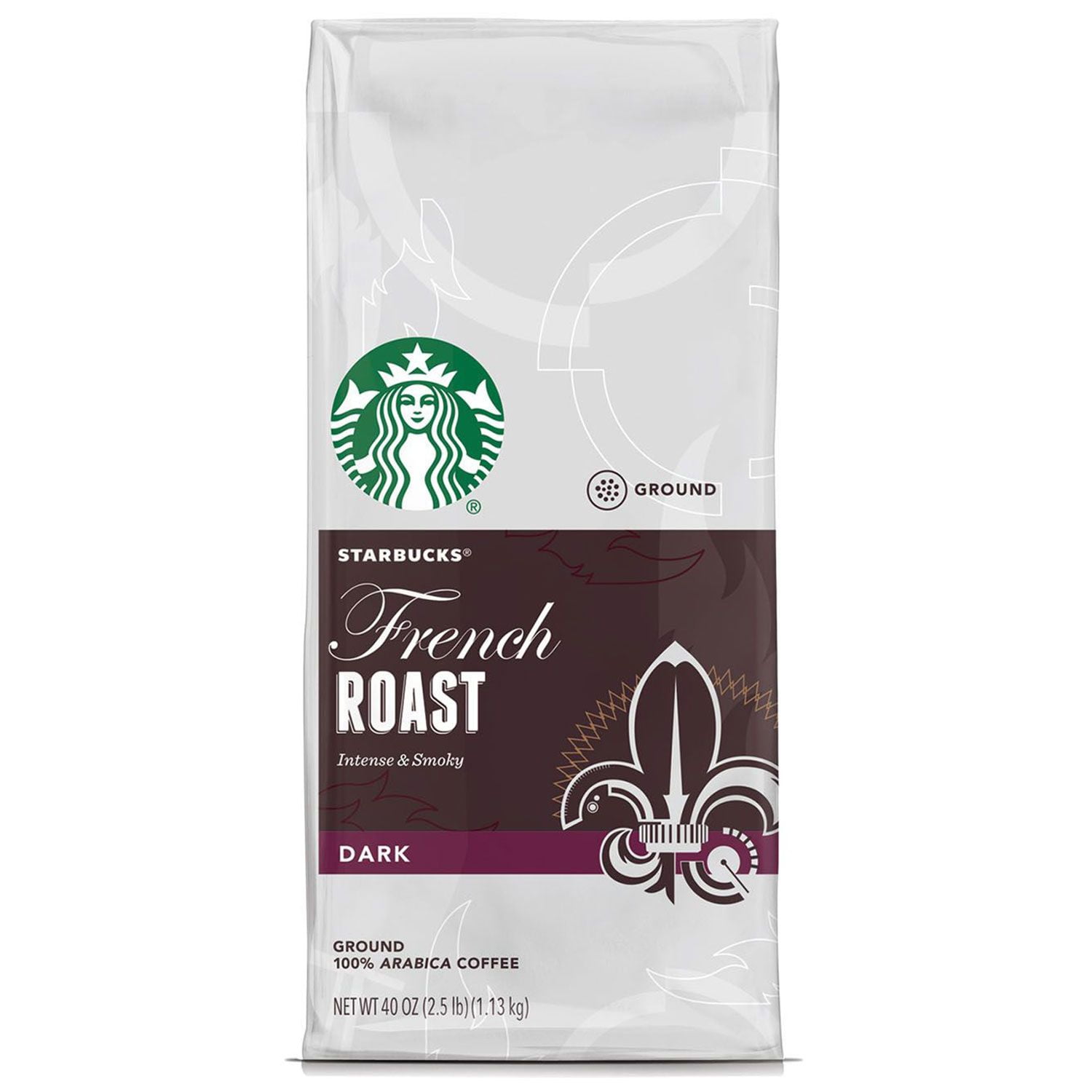 Starbucks Dark French Roast Ground Coffee (40 oz.)