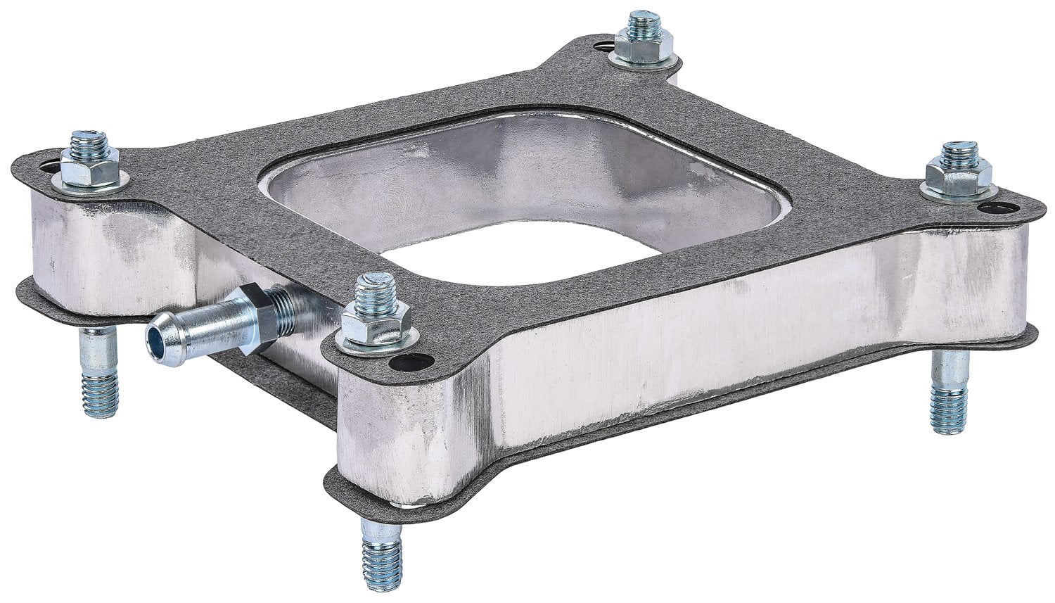 JEGS 15443 Aluminum 1" Holley Carburetor Spacer4150 & AFB Flange