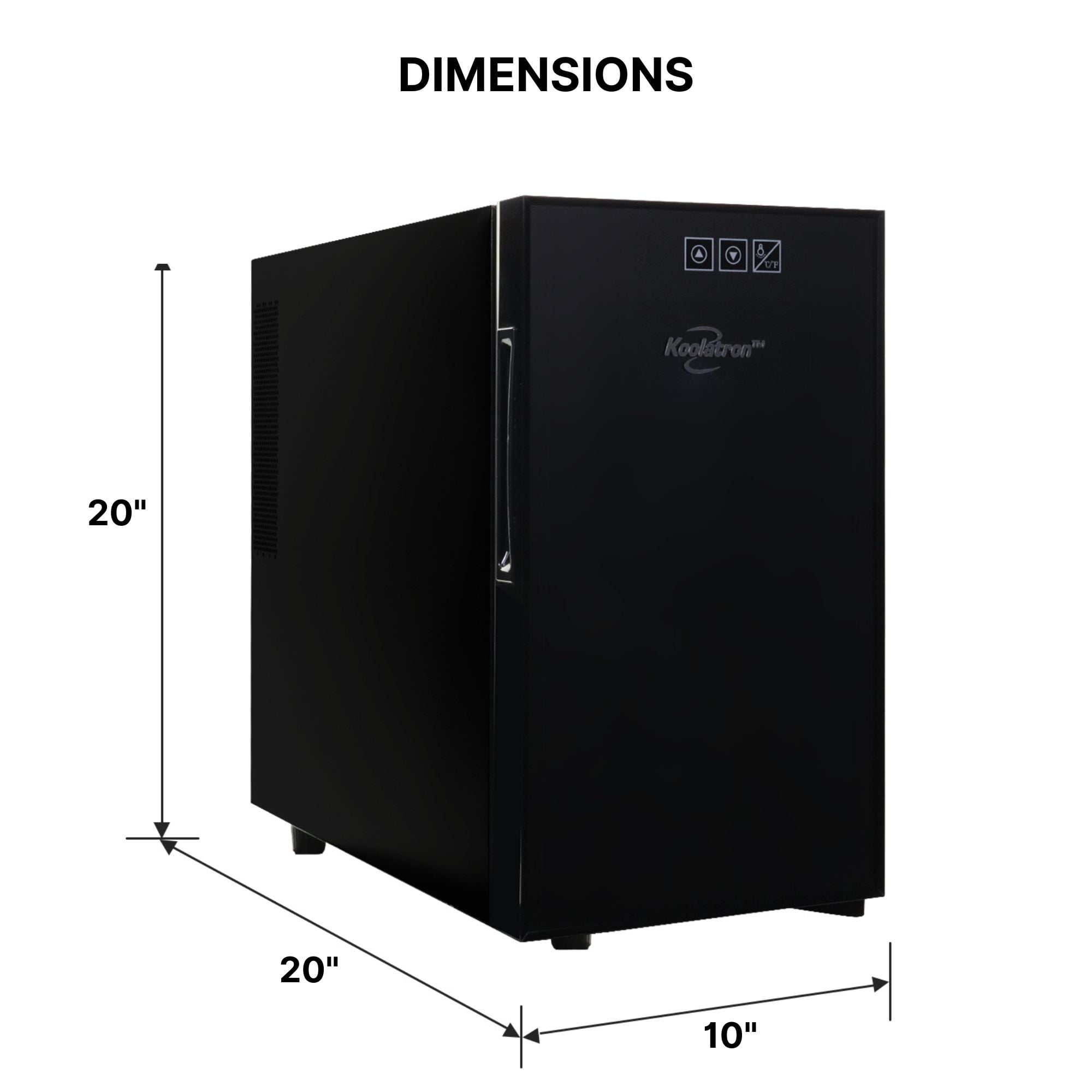 Koolatron 10 Bottle Wine Cooler Thermoelectric Freestanding Wine Fridge