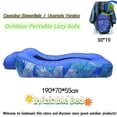 thumbnail image 1 of Outdoor Portable Air Beds, Inflatable Bed, Camping Essential, Waterproof, High Load-Bearing, Blue, 1 of 11