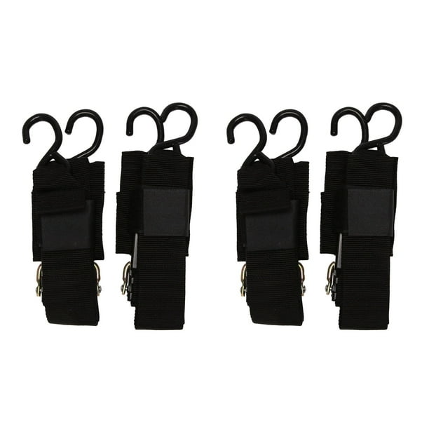 4 Pcs Boat Transom Tie Down Straps to Trailer Buckle Strap for Marine