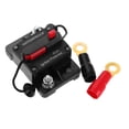 thumbnail image 2 of Disjoncteur 60 Ampères avec Réinitialisation Manuelle 12v-48v Dc Étanche pour Audio de Voiture Marine Rv Bateau Panneau Solaire et Protection Moteur de Pêche à la Traîne, 2 of 8