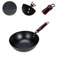 thumbnail image 6 of WeiLaiKeQi Iron Wok Cooking Easy to Stoves Round Bottom 9.45inch Nonstick Without Lid, 6 of 9